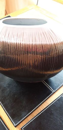 Stephen Pearce Shanagarry Pottery Oval Vase