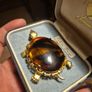 Rare Find Vintage Glass Turtle Brooch and Pendant Image 7