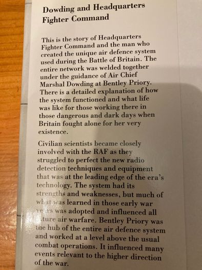 War book:'Dowding And Headquaters Fighter Command'
