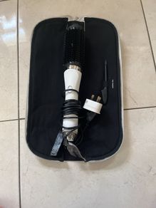 Ghd duet blowdry hair dryer brush in white