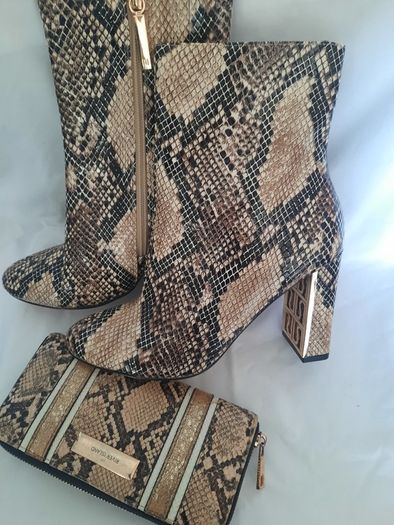 Snakeskin Ankle boots