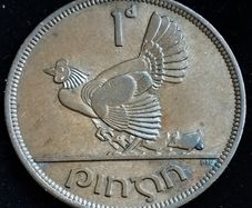 Ireland - 1946 - 1 Penny - Hen - AU - KM.11 - [2734]