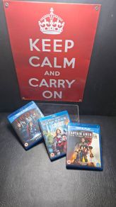 Thor Avengers captain america like new dvds
