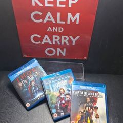 Thor Avengers captain america like new dvds