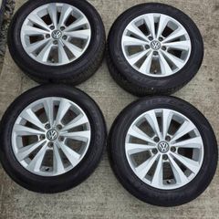 16" VW 5x112 DiamondCut Alloys New Tyres