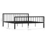 Bed Frame Black Metal 180x200 cm Image 4