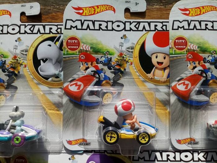 Hot Wheels Mariokart Complete 7pc Series