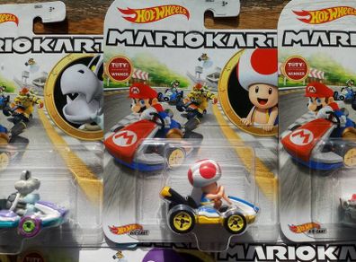 Hot Wheels Mariokart Complete 7pc Series