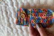 Handmade crochet purse
