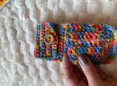 Handmade crochet purse