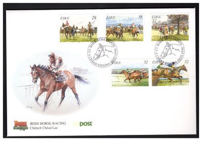 1996 Ireland Irish Horse Racing Commemorative Stamps An Post First Day Cover (FDC)