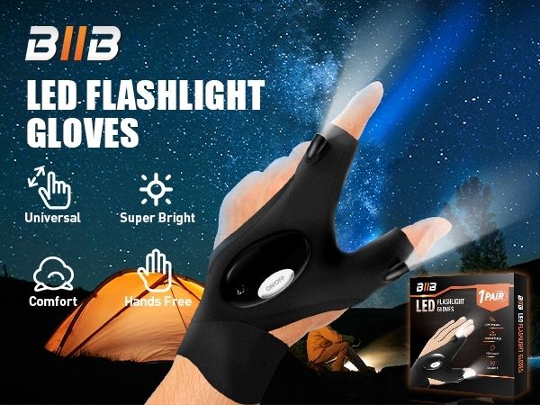 Flashlight gloves