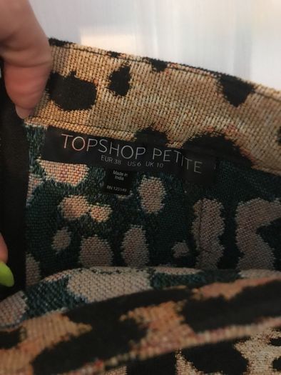 topshop petite skirt
