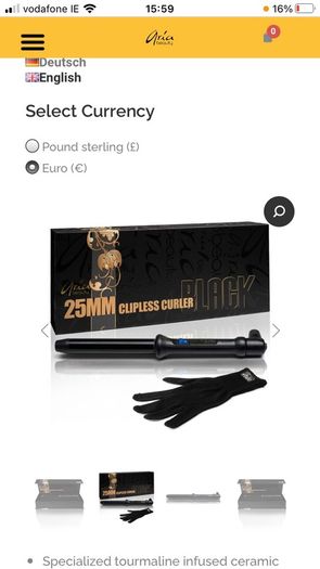 Aria hair curler