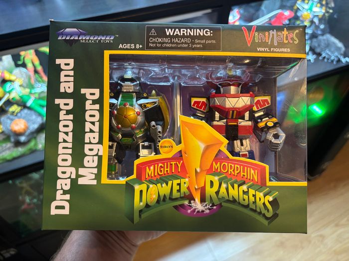 Rare - Power Rangers Dragonzord & Megazord Pack - Diamond Select Toys - sealed