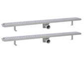 Linear Shower Drain 2 pcs Bubble 1030x140 mm Stainless Steel