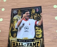 Paolo Maldini Hall of Fame Chrome Card