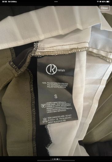 midi skirt Bnwt khaki pleated skirt small