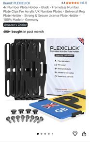 Number Plate Holder