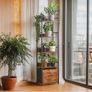 Bookcase, 5-Tier Industrial bookshelf with Fabric Cloth drawers, Free Standing Shelf for Living Room Image 6