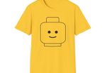 Lego Head T-Shirt Funny Gift Birthday PICK YOUR FACE