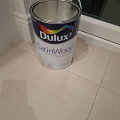 Dulux Pure White Satinwood Paint