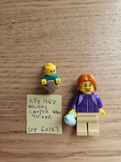lego cty1262 holiday camper van mother, set 60283