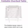 Portable Adjustable Folding Table, Lounge, Bedroom Furniture, Living, Tv, Multi Function Bedside Holder for Daily use Height Settings Gift Box Lightweight Camper Van Camping Top Image 9