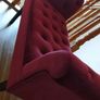 Velvet Bench  Wine/Burgundy Image 10