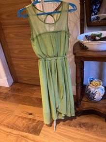 Jolie Moi summer green dress