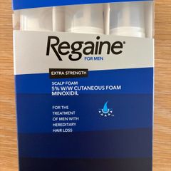 Regaine for Men 3 x 60g 3 month supply minoxidil expiry 06.2025