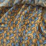 topshop off shoulder mustard patterned top size 8 Image 6