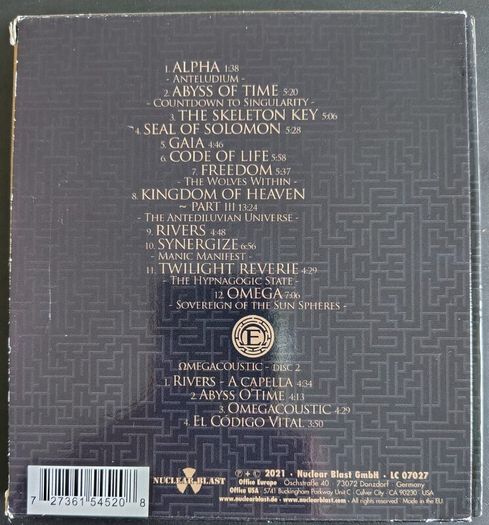 Epica - Omega 2 x CD (2021) Special Editon Digibook with slipcase Symphonic Metal EX+