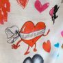 Moschino Cheap & Chic I Love Art Scarf - Rrp 219 (new) Image 4
