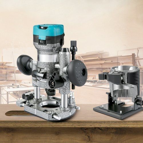 Router Tool, 710W Wood Router, Router for Woodworking w/ Three Router Collets, Wood Router Tool w/ Tilt & Plunge Base, Woodworking Router w/ Aluminum Shell and 13000 - 33000 r/min Rotating Speed (FREE SHIPPING)