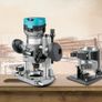 Router Tool, 710W Wood Router, Router for Woodworking w/ Three Router Collets, Wood Router Tool w/ Tilt & Plunge Base, Woodworking Router w/ Aluminum Shell and 13000 - 33000 r/min Rotating Speed (FREE SHIPPING) Image 9