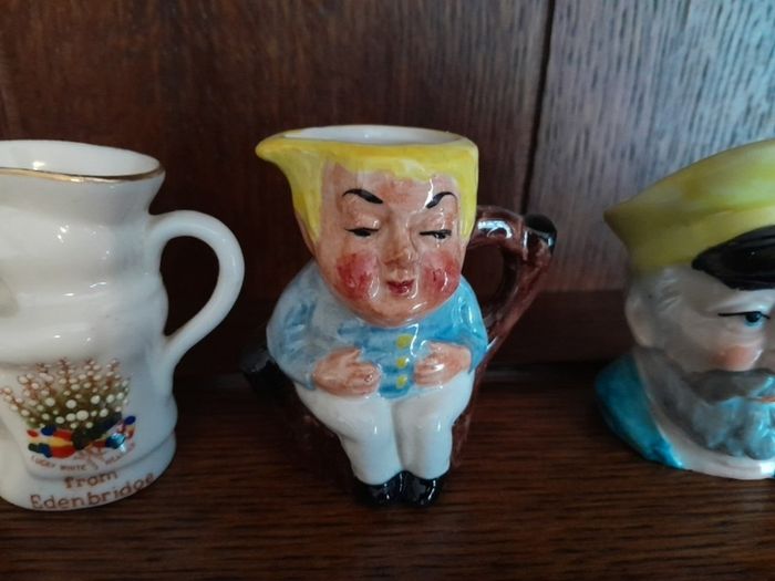3 minature Toby jugs
