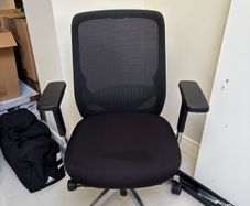 Office chair with mesh back