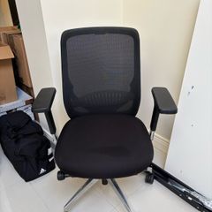 Office chair with mesh back