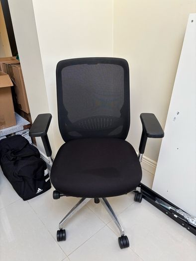 Office chair with mesh back