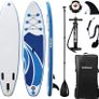 Inflatable Stand Up Paddle Board SUP Inflatable Paddle Board 10ft Surfing Board Kit for Adults, Premium Surfboard Complete Kit with Adjustable Paddle Hand Pump Fin Leash Backpack (FREE POSTAGE) Image 3