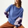 Fab Bohemela Blue Sweatshirt Size XL Image 6