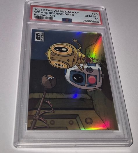 2021 Topps Star Wars Chrome Galaxy #70 We Are Bearing Gifts Refractor PSA 10