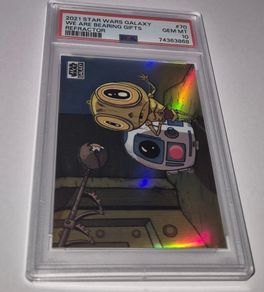 2021 Topps Star Wars Chrome Galaxy #70 We Are Bearing Gifts Refractor PSA 10