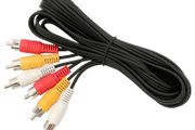 New 3m 3x RCA to 3x RCA Male Cinch AV Audio Video Cord Composite Cable #1211