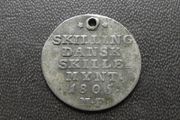 1805 Denmark. Christian VII. Silver 2 Skilling