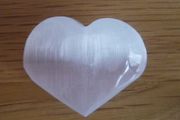 Selenite Heart,Crystals,gemstones.Valentine's Day
