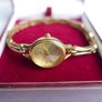 Women's Timex dress watch. Gold opalescent face. Water resistant Quartz Watch (works well Image 4