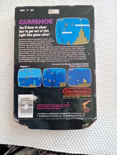 Gumshoe Gum Shoe Nintendo Nes Arcade Retro Games Original