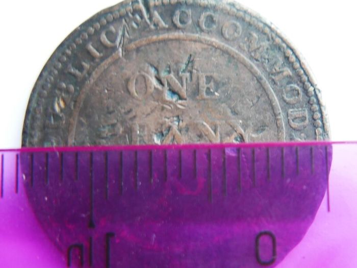 1812 One Penny Token Birmingham Union Copper Company